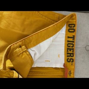 Mizzou Gameday Dockers Pants 34x32, Missouri Tigers - Gold - Msrp $70